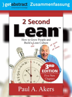 cover image of 2 Second Lean (Zusammenfassung)
